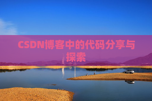 CSDN博客中的代码分享与探索 CSDN博客中的代码分享与探索